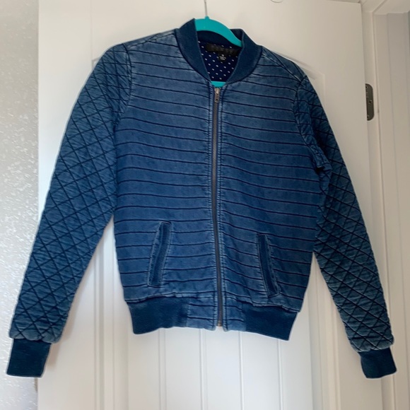 Tinsel Jackets & Coats Tinsel Denim Bomber Jacket Poshmark